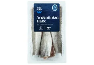 Argentīnas heks atdzesēts bez galvas WELL DONE kg