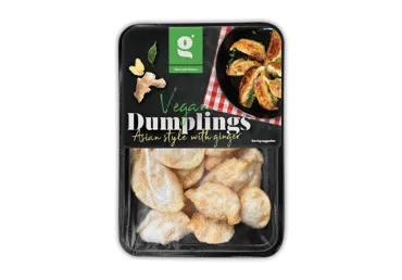 Augalinės kilmės GOURMET GREEN koldūnai su imbierais, 250 g
