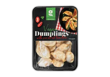 Augalinės kilmės koldūnai GOURMET GREEN su saulėje džiovintais pomidorais, 250 g
