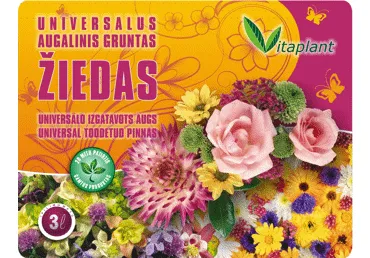 Augalinis gruntas ŽIEDAS, 3 l