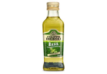 Aukšč.rūšies alyv. aliejus FILIPPOBERIO su bazilikais, 250 ml