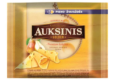 AUKSINIS puskietis fermentinis sūris, 45 % rieb. s. m., 220 g