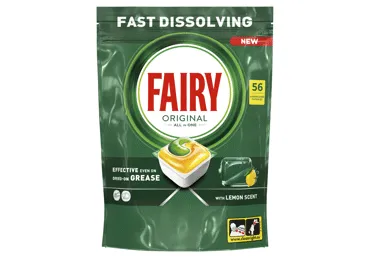 Automatinių indaplovių kapsulės FAIRY Ain1 Lemon, 56vnt