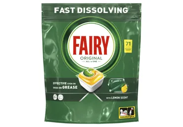 Automatinių indaplovių kapsulės FAIRY Ain1 Lemon, 71vnt