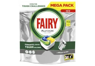 Automatinių indaplovių kapsulės FAIRY Platinum Lemon, 113vnt