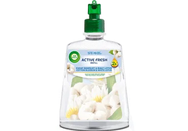 Automobilio oro gaiviklio papildymas Air Wick Active Fresh Medvilnė, 228 ml
