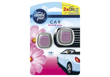 Automobilių oro gaivikliai AMBI PUR FLOWERS & SPRING, 2 vnt., 4 ml