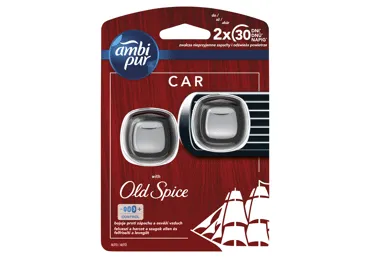 Automobilių oro gaivikliai AMBI PUR OLD SPICE, 2 vnt., 4 ml