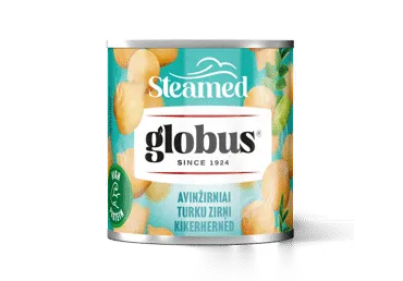 Aunazirņi GLOBUS vakuuma iepakojumā 140g
