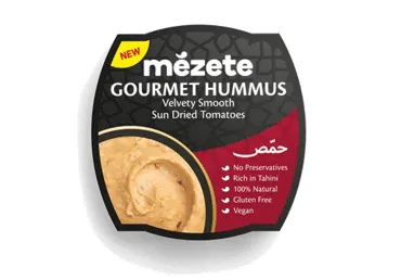 Avinžirnių užtepas MEZETE, su saulėje džiovintais pomidorais, 215 g