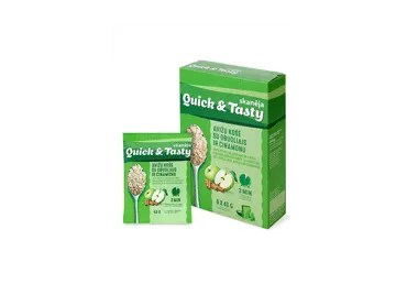 Avižinė košė su obuoliais ir cinamonu, 6 vnt. x 40 g, 240 g
