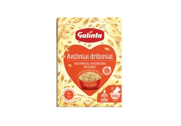 Avižiniai dribsniai GALINTA, 4 x 60 g, 240 g