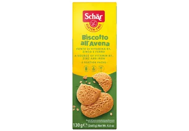 Avižiniai sausainiai be glitimo AVENA - OAT BISCUITS, 0.13 kg