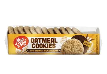 Auzu cepumi MIO&RIO ar piena šokolādi 210g