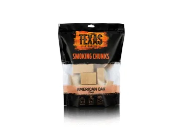 Ąžuolo rūkymo kaladėlės TEXAS CLUB, 1kg