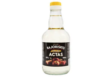 BAJORIŠKIŲ obuolių actas, 6%, 400 ml