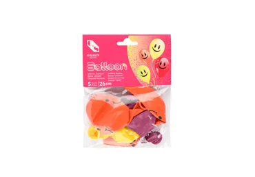 Balionai ELEMENTS SENSE SMILE, 26 cm, 5 vnt., 5 vnt.
