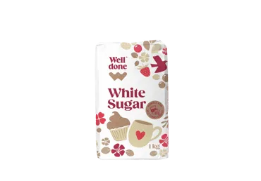 Baltais cukurs WELL DONE 1kg