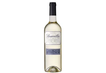 Baltasis pusiau saldus vynas BEAUVILLON, 750 ml.
