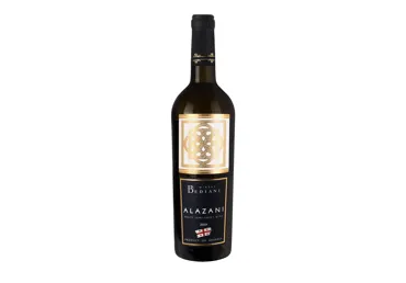 Baltasis pusiau saldus vynas BEDIANI ALAZANI, 750 ml