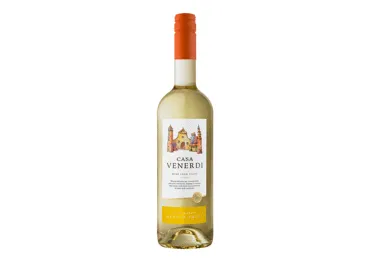 Baltasis pusiau saldus vynas CASA VENERDI BIANCO, 11%, 0,75l