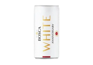 Baltasis pusiau saldus vyno gėrimas BOSCA WHITE, 200 ml