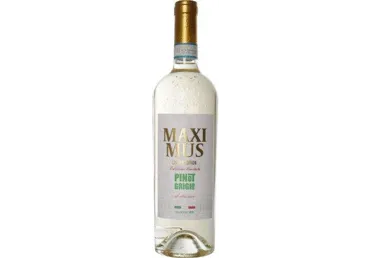 Baltasis pusiau sausas vynas MAXIMUS PINOT GRIGIO, 750 ml