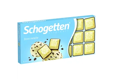 Baltasis šokoladas SCHOGETTEN STRACCIATELLA, 100 g