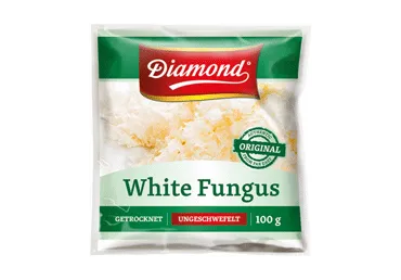 Baltieji kiniški džiovinti grybai DIAMOND WHITE FUNGUS, 100 g
