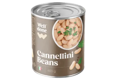 Baltosios pupelės CANNELLINI WELL DONE, 400 g