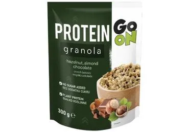 NAUJA! Baltyminė granola GO ON, šokolado ir riešutų skonio, 300 g