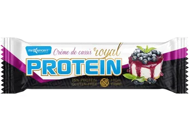 Baltyminis batonėlis MAX SPORT, juodųjų serbentų skonio, 60 g