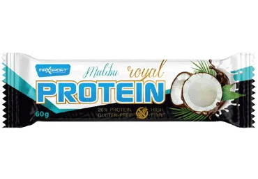 Baltyminis batonėlis MAX SPORT, kokosų skonio, pien.šokolade, 60 g