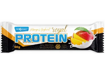 Baltyminis batonėlis MAX SPORT, mangų skonio, jogurt.glajuje, 60 g