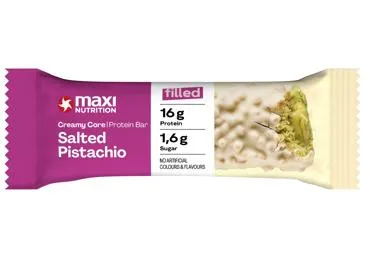 Baltyminis batonėlis MAXI NUTRITION su pistacijų įdaru, 45 g