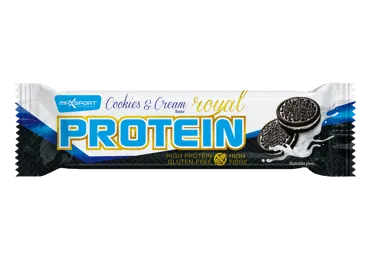Baltyminis batonėlis MAXSPORT ROYAL, sausainių skonio, 60 g