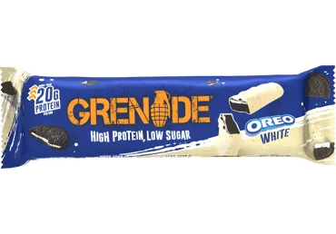 Baltyminis batonėlis GRENADE, Oreo White, 60 g