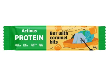 Proteīna batoniņš ACTIVUS ar karameli 40g