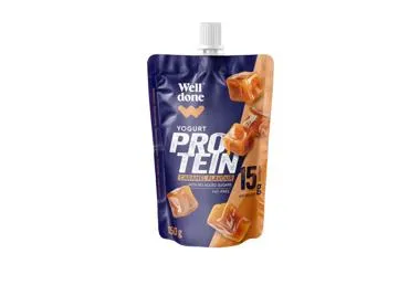 Baltyminis jogurtas WELL DONE, karamelės skonio, 0,2 % rieb., 150 g