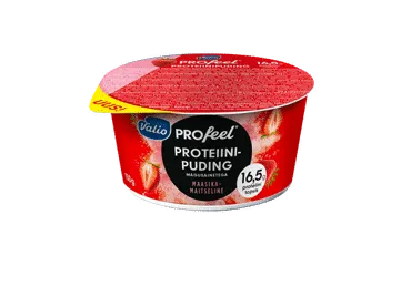 Baltyminis pudingas VALIO PROFEEL, braškių sk., 2,5 % rieb., 150 g
