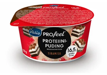 Baltyminis pudingas VALIO PROFEEL, tiramisu sk., 2,5 % rieb., 150 g