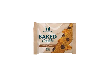 Baltyminis sausainis su šokolado gabaliukais, 75 g