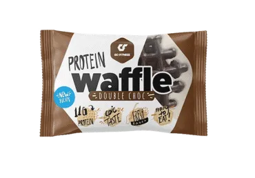 Baltyminis vaflis GO FITNESS DOUBLE CHOCOLATE, 50 g