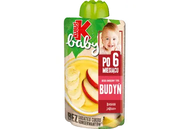 Bananų, obuolių desertas su vitaminu C, Kubuš baby, 100g