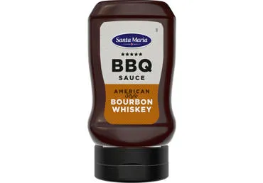 Barbekiu padažas su burbonu ir vanile SANTA MARIA, 350 g