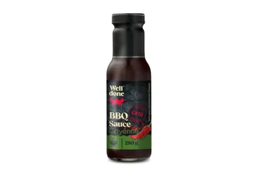 Barbekiu padažas su Kajeno paprikomis WELL DONE, 280 g