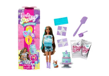 BARBIE PARTY UNBOXED REVEAL siurprizų rinkinys