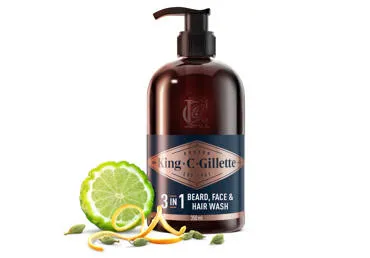 Barzdos prausiklis King C GILLETTE, 350ml