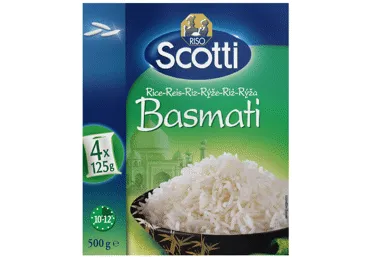 BASMATI ryžiai RISO SCOTTI (4 x 125 g), 500 g