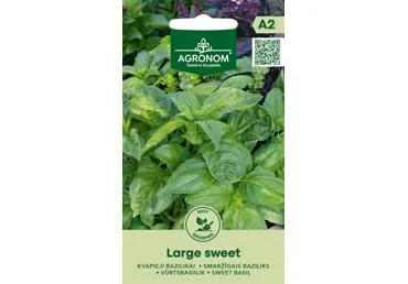 Bazilikai LARGE SWEET,  AGRONOM